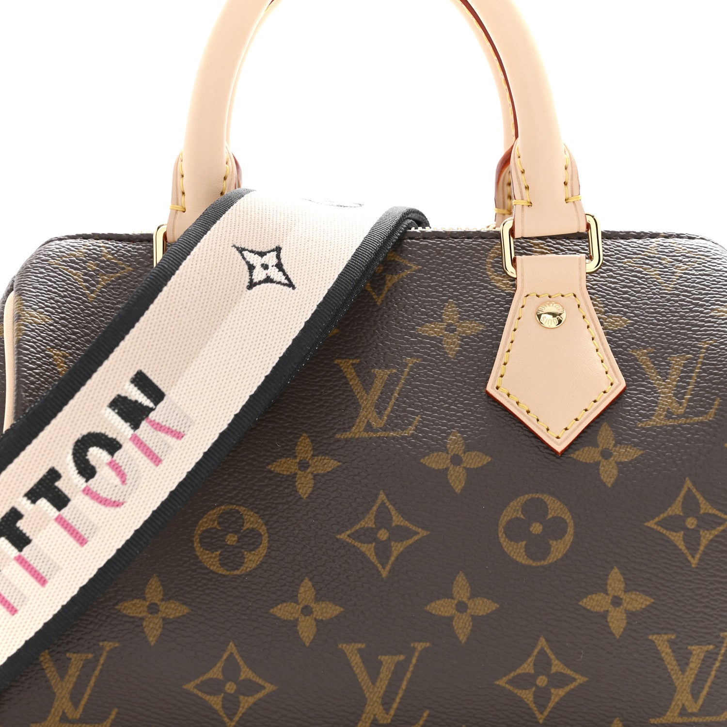 Louis Vuitton Monogram Speedy Bandouliere 20 Black 7 of 9