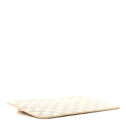 Louis Vuitton Damier Azur Neverfull MM GM Pochette Rose Ballerine 4 of 9