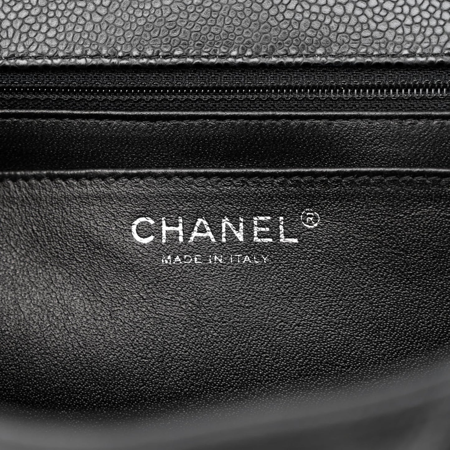 Caviar Quilted Maxi Single Flap Black