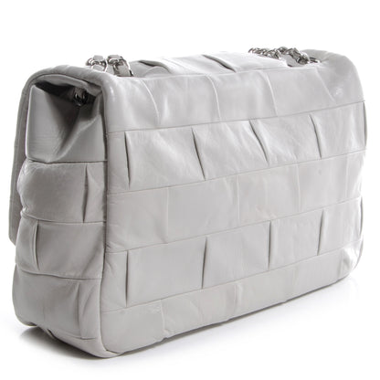 Chanel Lambskin Igloo Single Flap Light Grey 3 of 9