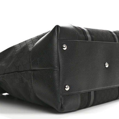 Gucci Nylon Monogram XL Duffle Bag Black 8 of 12
