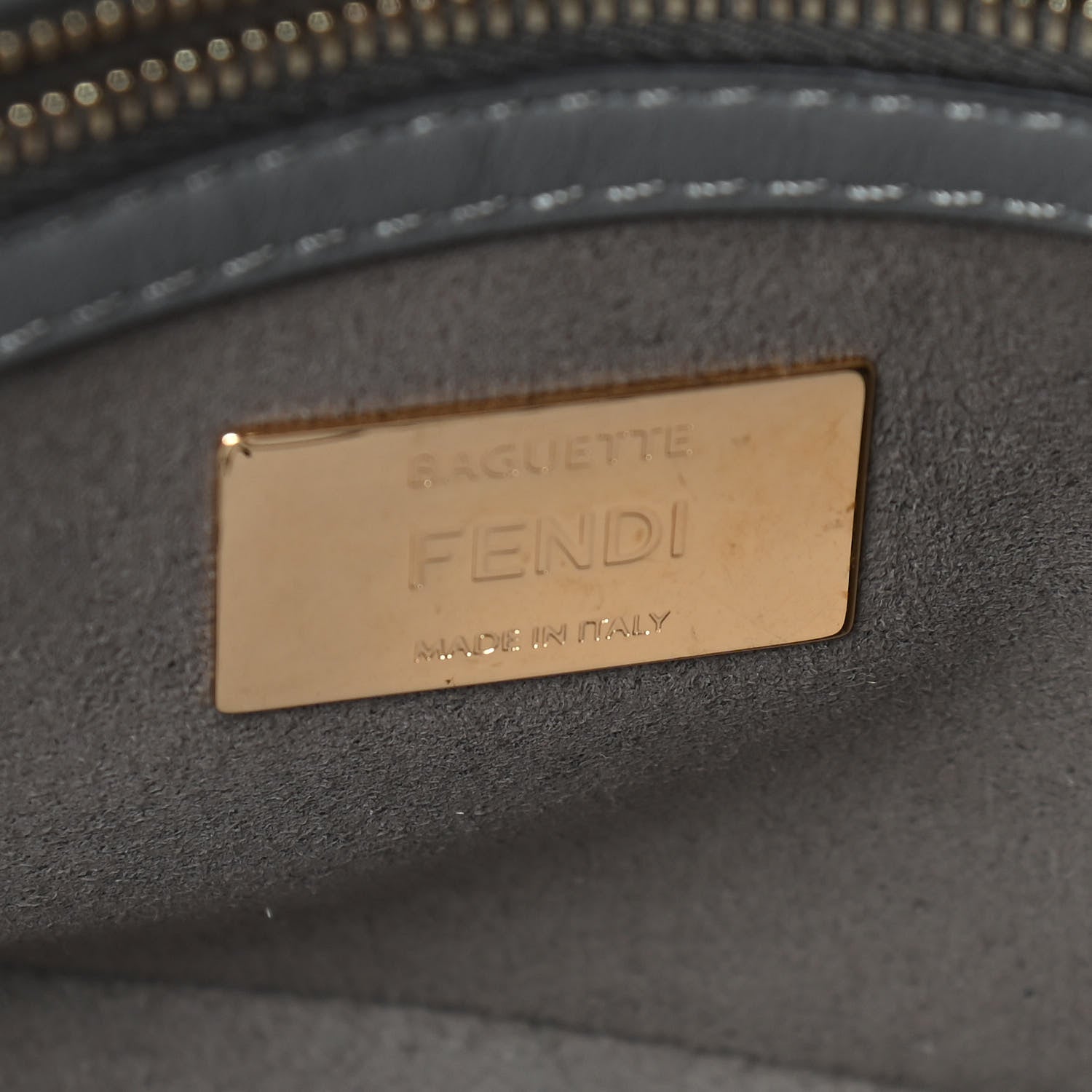 Fendi Vitello Grace FF 1974 Baguette Argilla Nuvola Fragola 6 of 9