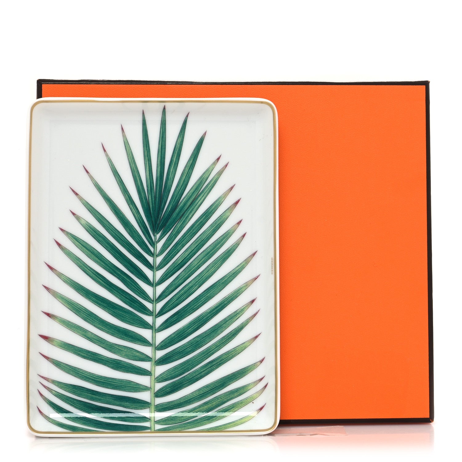Hermes Porcelain Small Passifolia Tray N°2 9 of 9