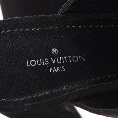 Louis Vuitton Suede Bahiana Mules 38 Black 6 of 8