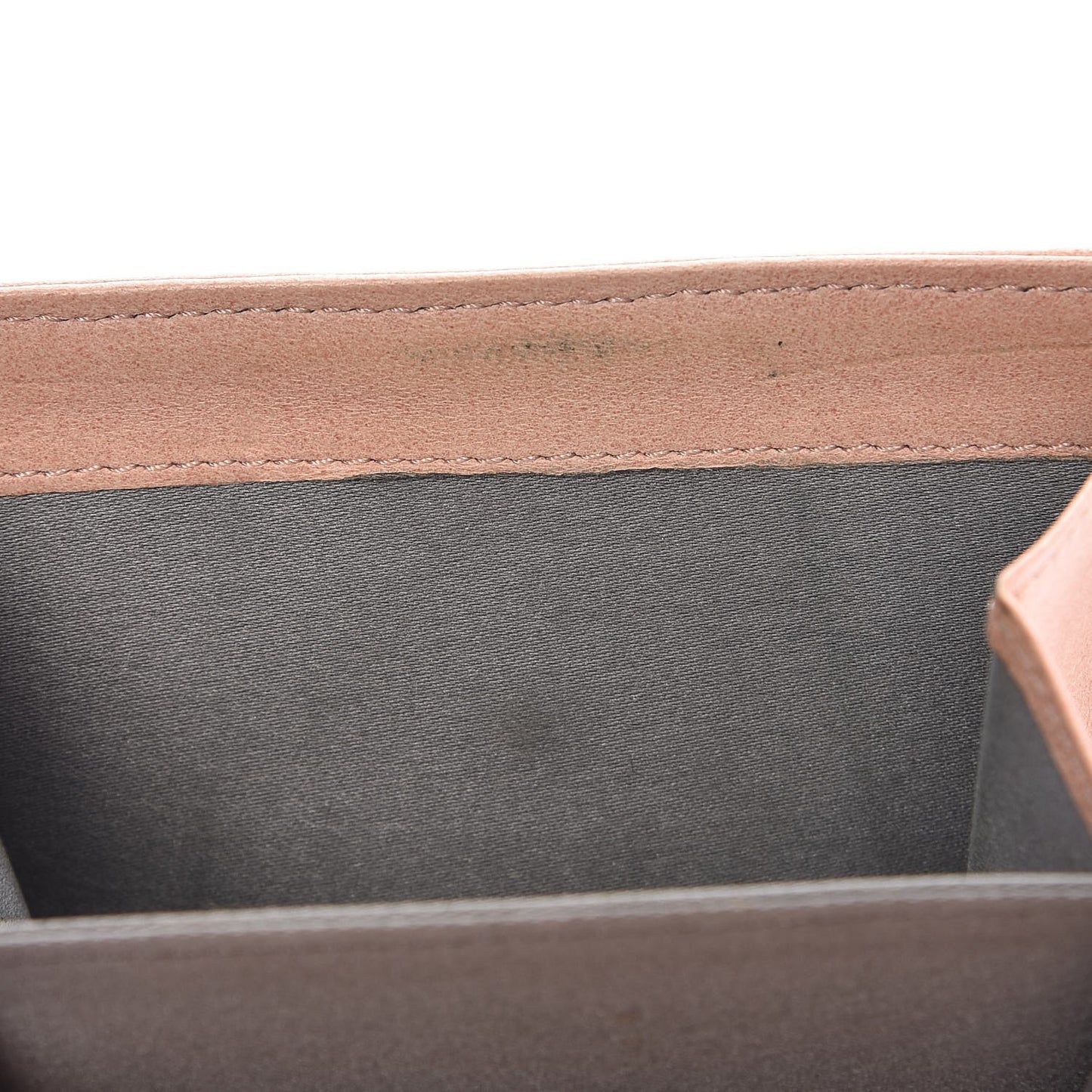 Lambskin Camellia Embossed Small Double Wallet Pink