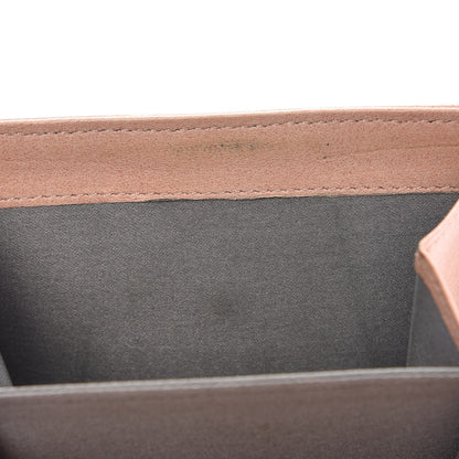 Chanel Lambskin Camellia Embossed Small Double Wallet Pink 19 of 20
