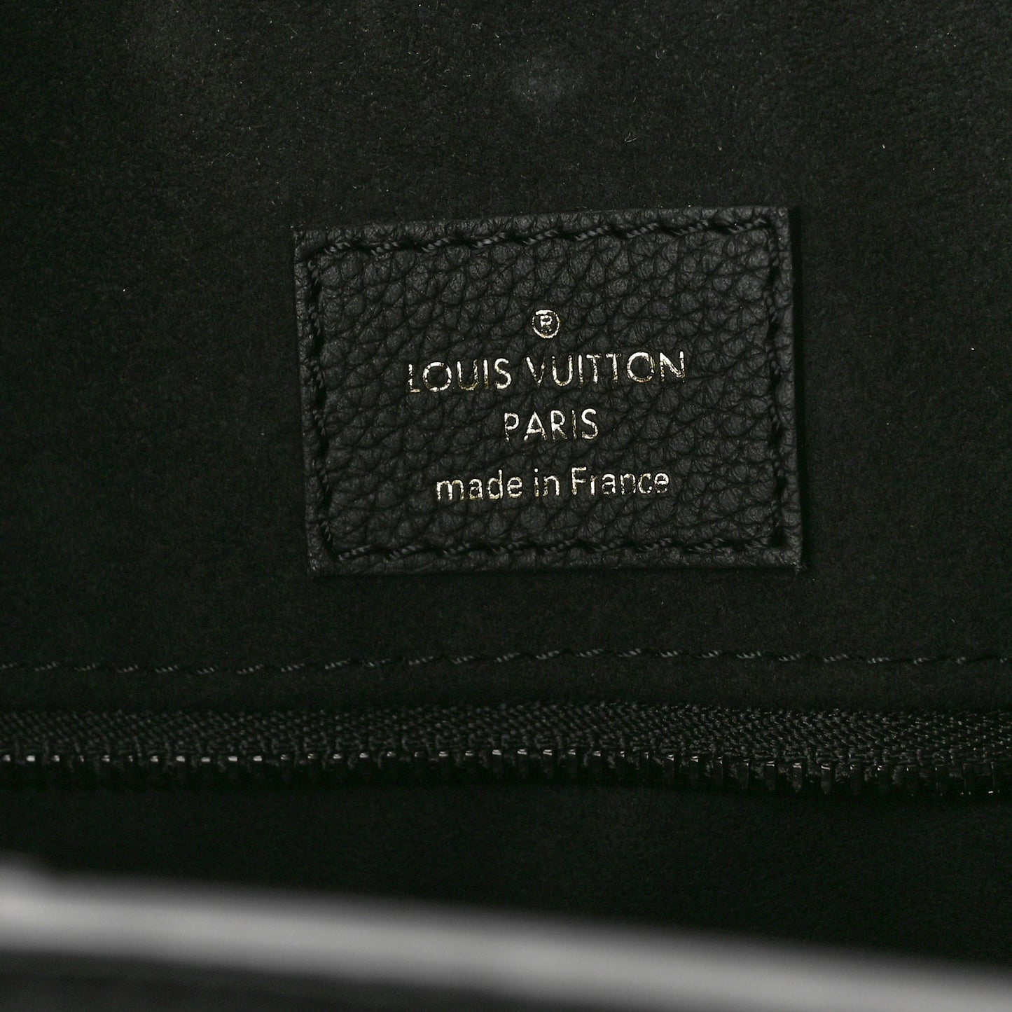 Soft Calfskin Lockme Tote MM Black