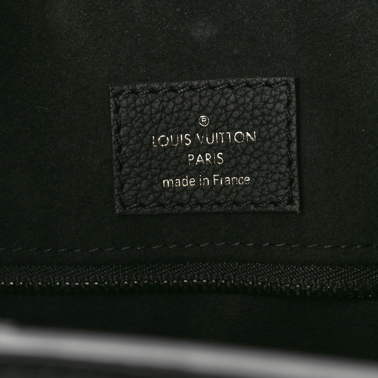 Louis Vuitton Soft Calfskin Lockme Tote MM Black 6 of 9