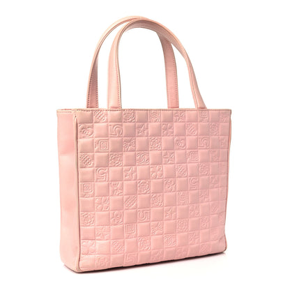 Chanel Lambskin Precious Symbols Shopping Tote Pink 3 of 16