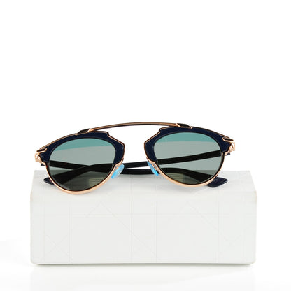 Christian Dior So Real Sunglasses Blue Marine Pink 4 of 8