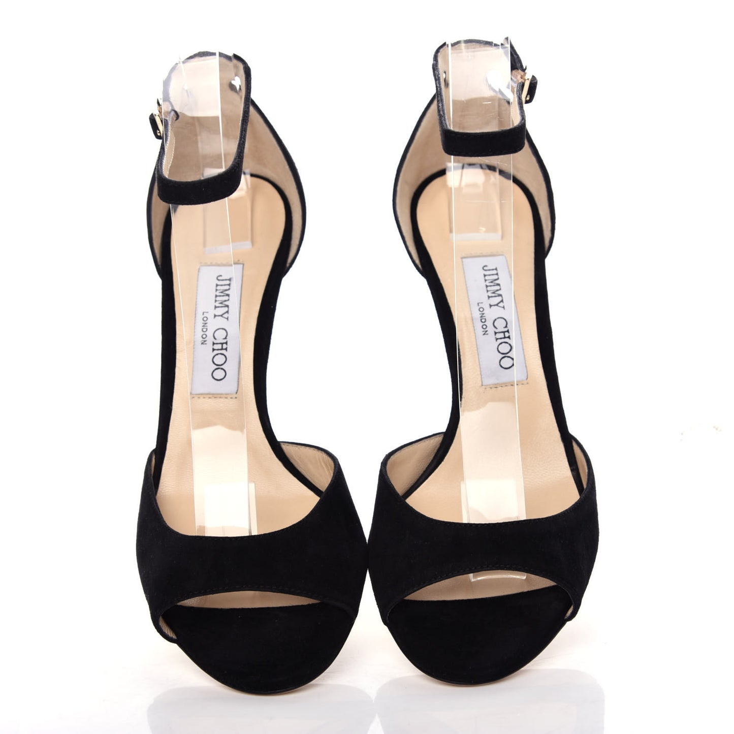 Suede Annie 85 Sandals 38 Black