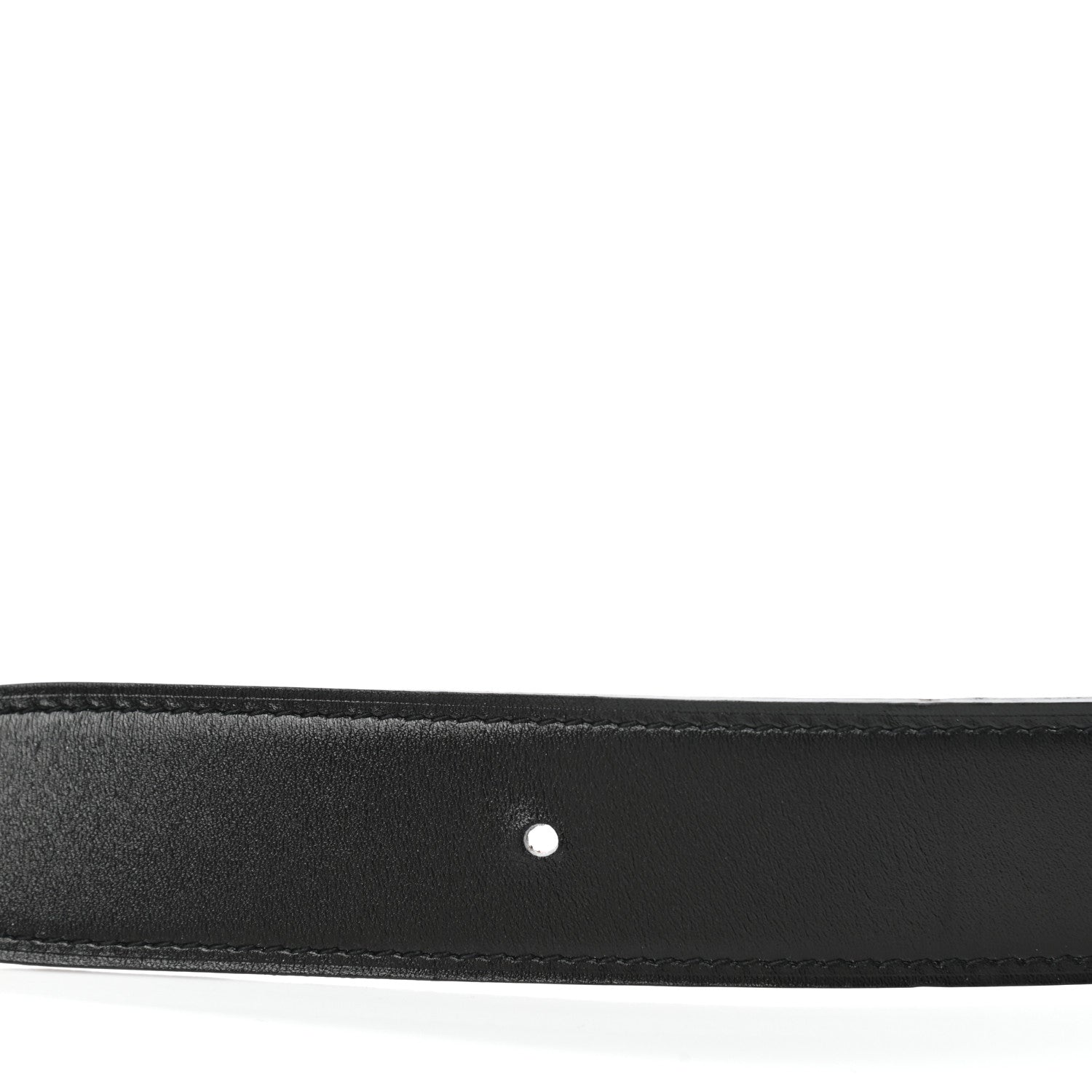 Hermes Togo Box 32mm Belt Strap 90 Orange Black 5 of 7