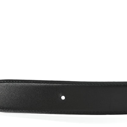 Hermes Togo Box 32mm Belt Strap 90 Orange Black 5 of 7