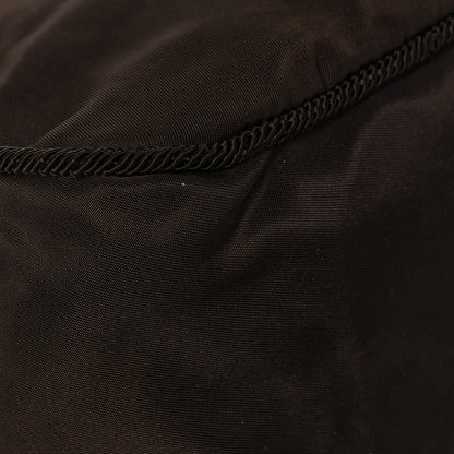 Prada Tessuto Nylon Beaded Tassel Shoulder Bag Brown 10 of 11