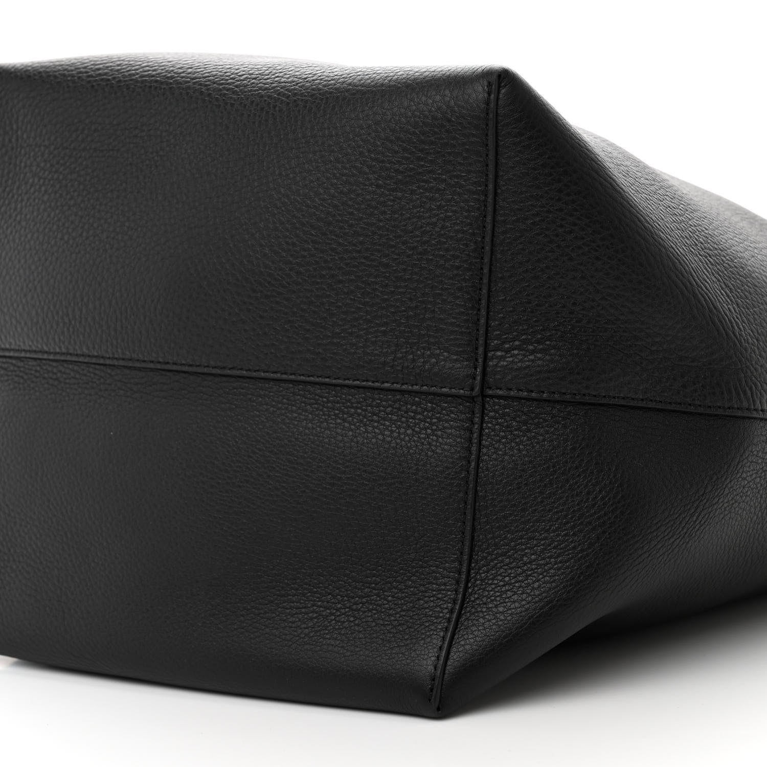 The Row Grained Calfskin Large N/S Park Tote Black 10 of 10