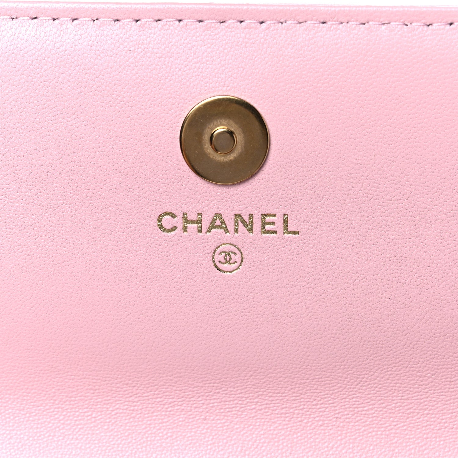 Chanel Lambskin Quilted Chanel 19 Belt Phone Holder Bag Pink 6 of 11