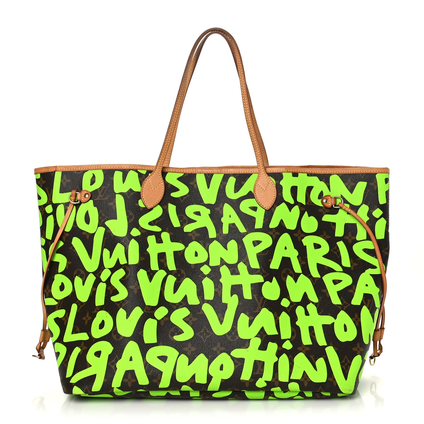 Monogram Graffiti Neverfull GM Green
