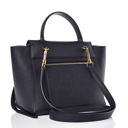 Celine Baby Grained Calfskin Micro Belt Bag Steel Blue 3 of 10