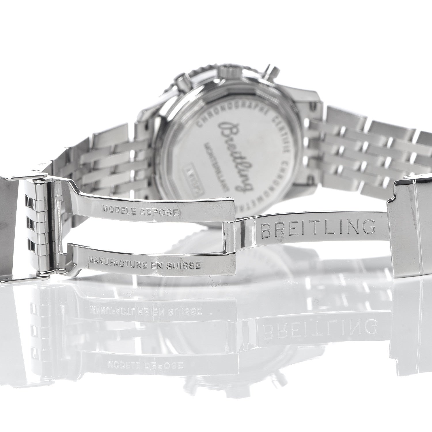 Breitling Stainless Steel 38mm Navitimer Montbrillant Chronograph Automatic Watch A41330 6 of 12