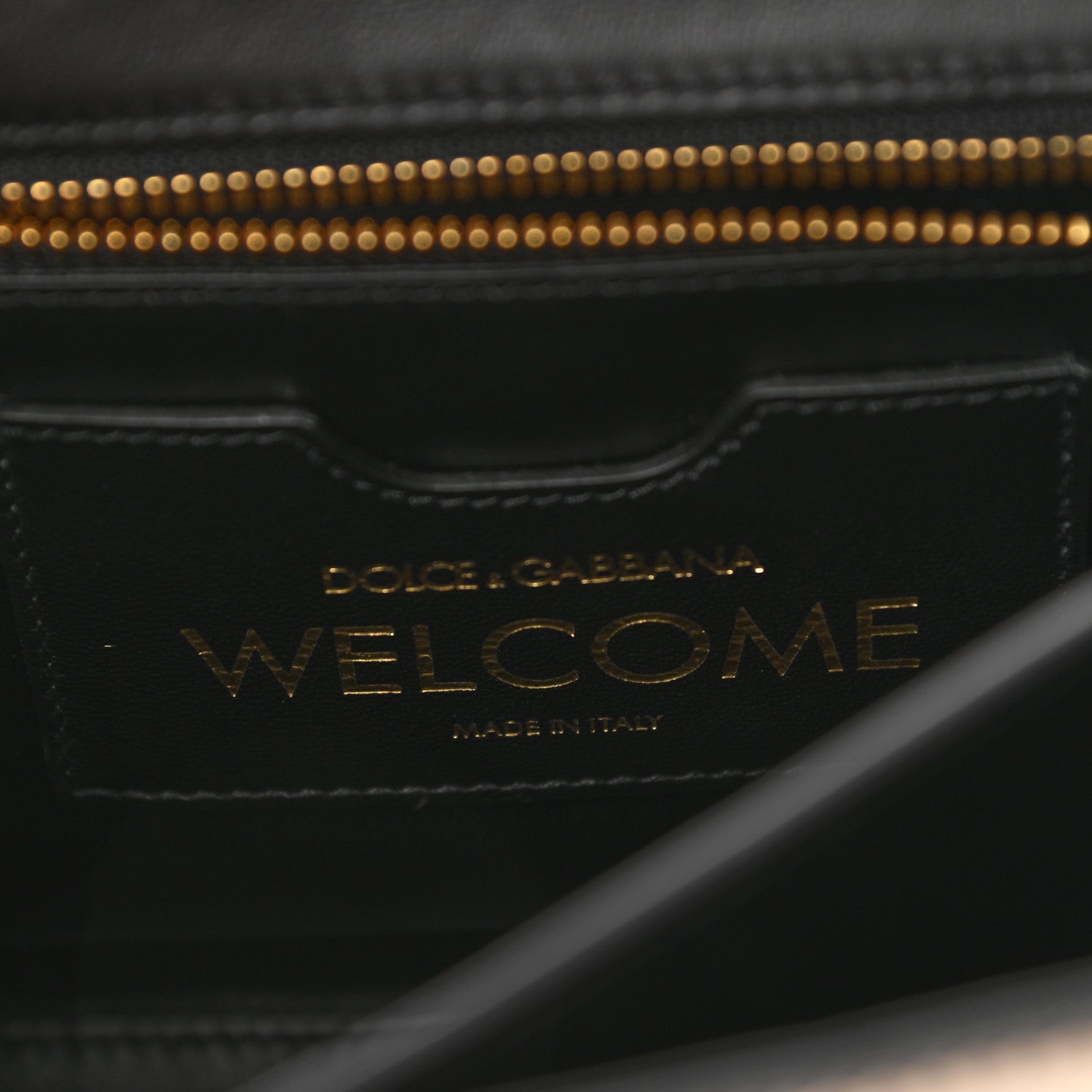 Dolce & Gabbana Calfskin Graffiti Printed Welcome Satchel White Black 6 of 10