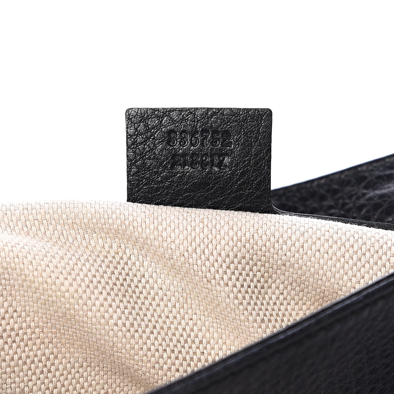 Gucci Pebbled Calfskin Medium Soho Flap Crossbody Black 6 of 9