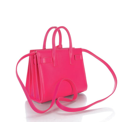 Saint Laurent Calfskin Nano Sac De Jour Lipstick Fuchsia 3 of 6