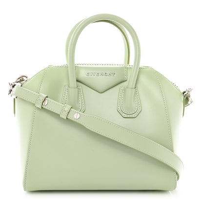 Givenchy Shiny Lord Calfskin Mini Antigona Aqua Green 1 of 13
