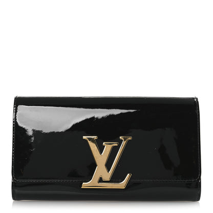 Louis Vuitton Patent Neo Sobe Louise EW Clutch Black 1 of 13