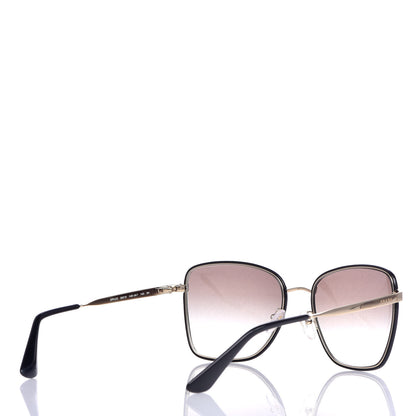 Prada Gradient Sunglasses SPR 52S Black Gold 4 of 9