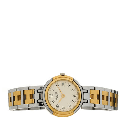 Hermes Stainless Steel 24mm Windsor Quartz Watch Gold 2 of 4