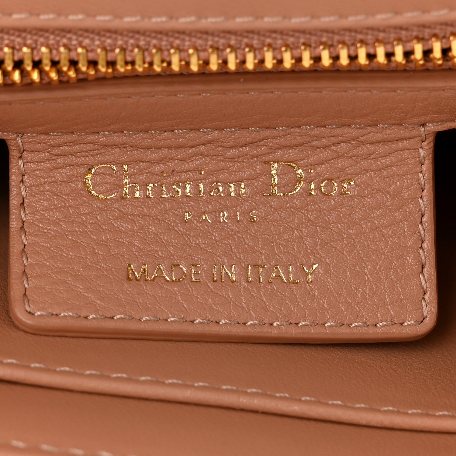 Christian Dior Calfskin Cannage Small Caro Bag  Rose De Vents 6 of 10