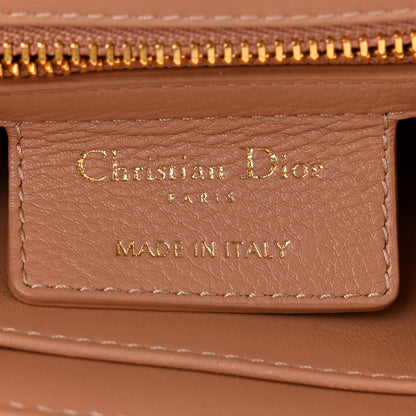 Christian Dior Calfskin Cannage Small Caro Bag  Rose De Vents 6 of 10