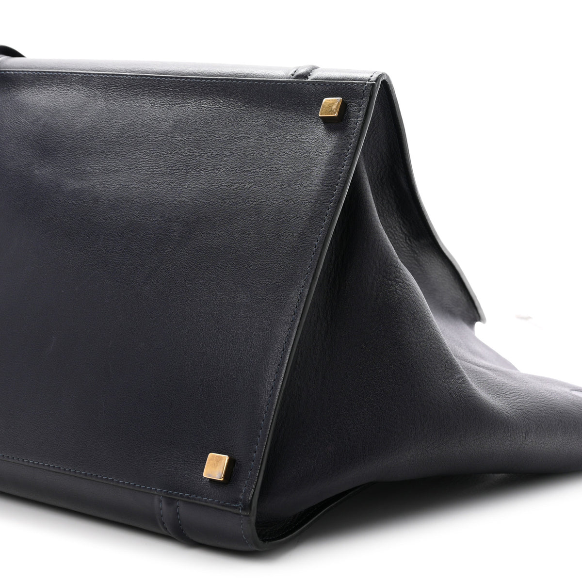 Supple Calfskin Medium Phantom Luggage Indigo