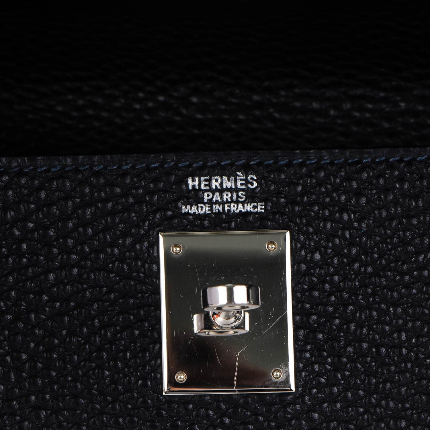 Hermes Togo Kelly Retourne 32 Indigo 8 of 25