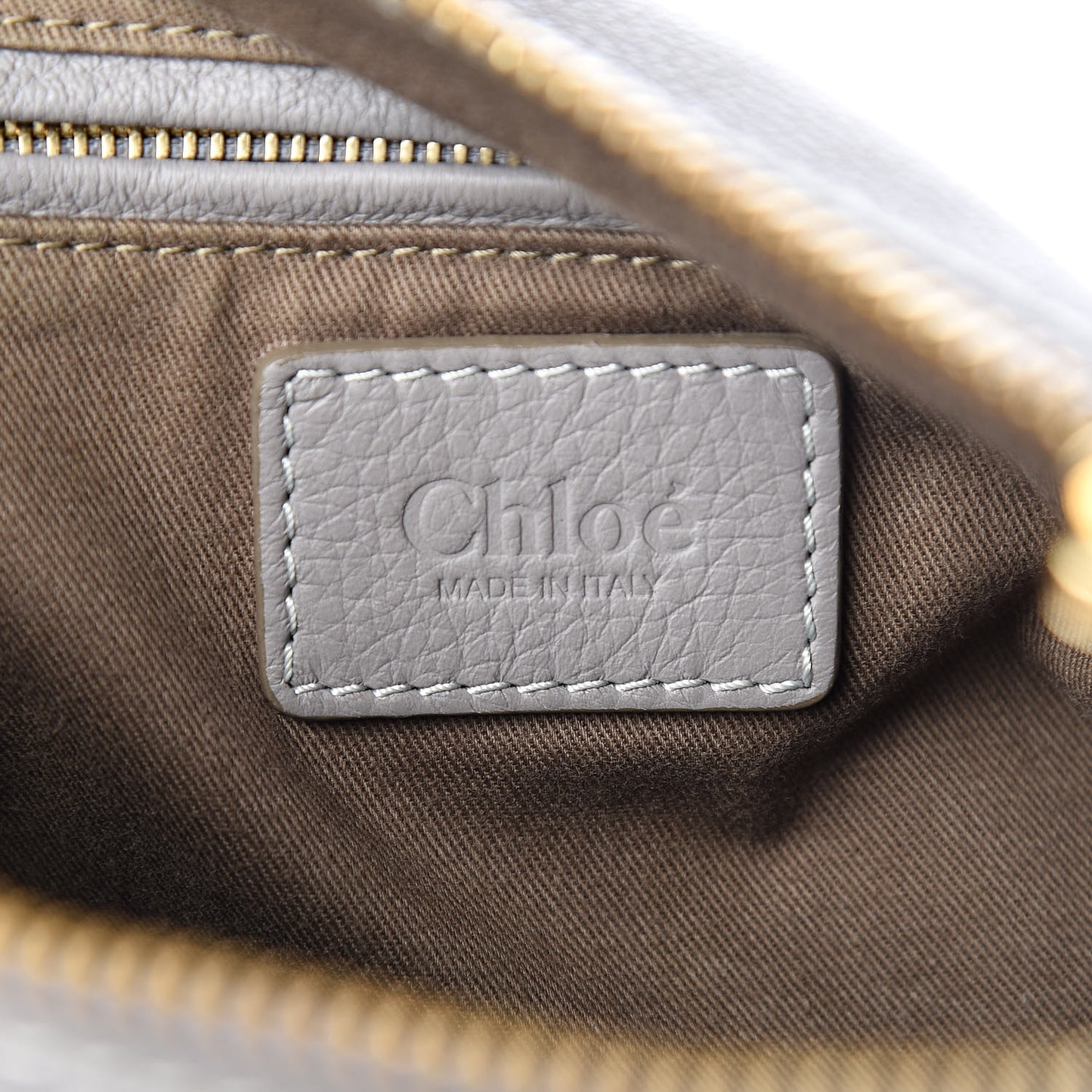 Calfskin Small Marcie Satchel Cashmere Grey