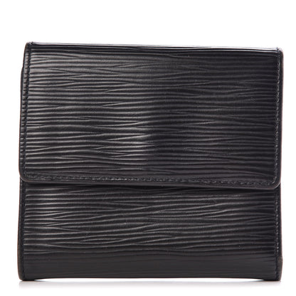 Louis Vuitton Epi Elise Wallet Black 1 of 12