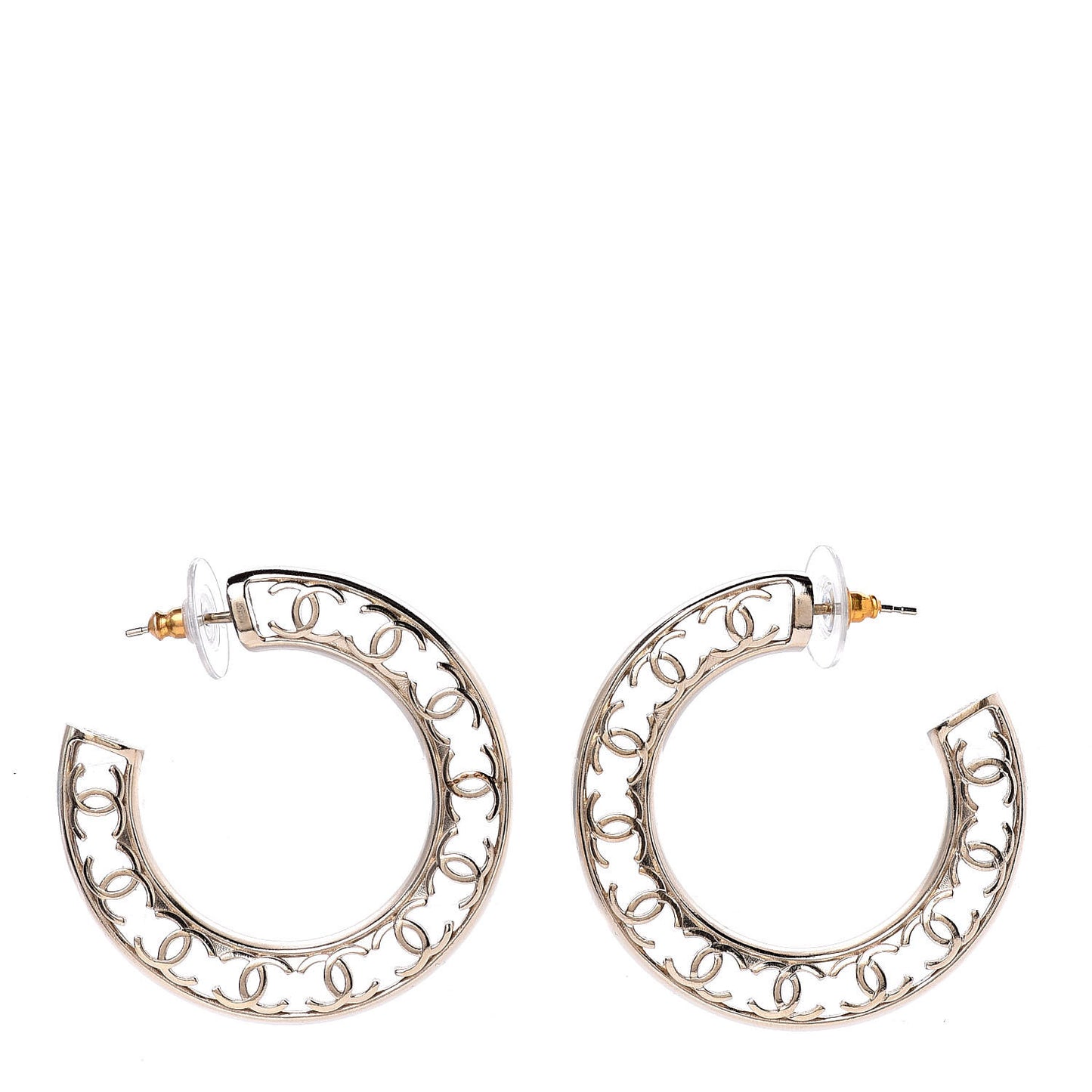 CC Hoop Earrings Gold