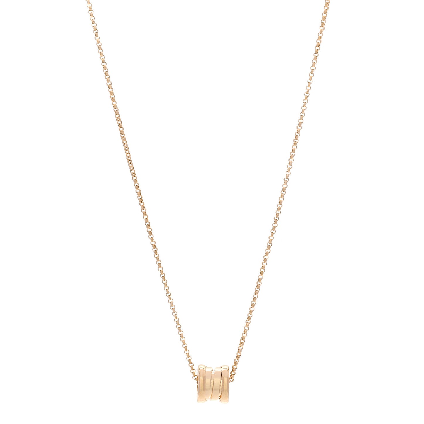 18K Yellow Gold Mini B.Zero1 Pendant Necklace
