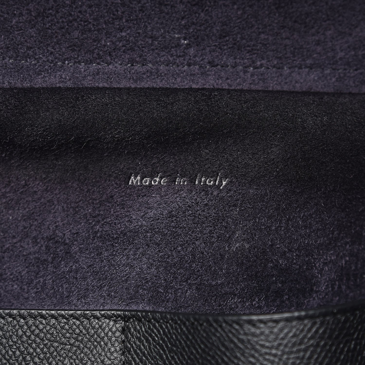 Celine Grained Calfskin Mini Belt Bag Black 6 of 14