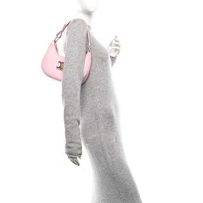 Celine Smooth Calfskin Medium Strap Ava Triomphe Shoulder Pastel Pink 2 of 12