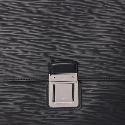 Louis Vuitton Epi Vassili PM Messenger Bag Black 11 of 13