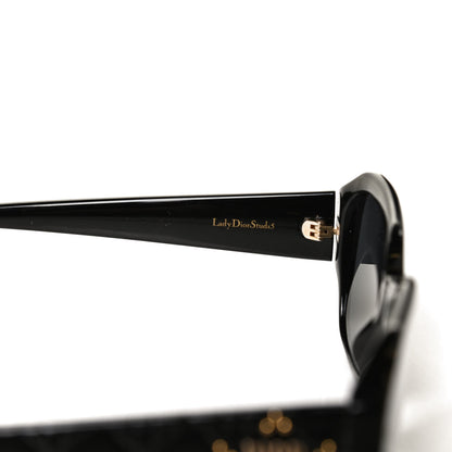 Christian Dior Acetate Cannage Lady Dior Studs 5 Sunglasses Black 6 of 9