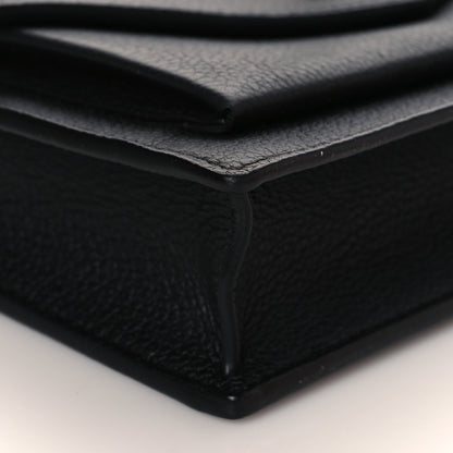 Louis Vuitton Soft Calfskin My Lockme Chain Pochette Black 8 of 10