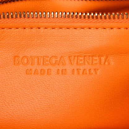 Bottega Veneta Lambskin Maxi Intrecciato Cassette Crossbody Bag Tangerine 7 of 11