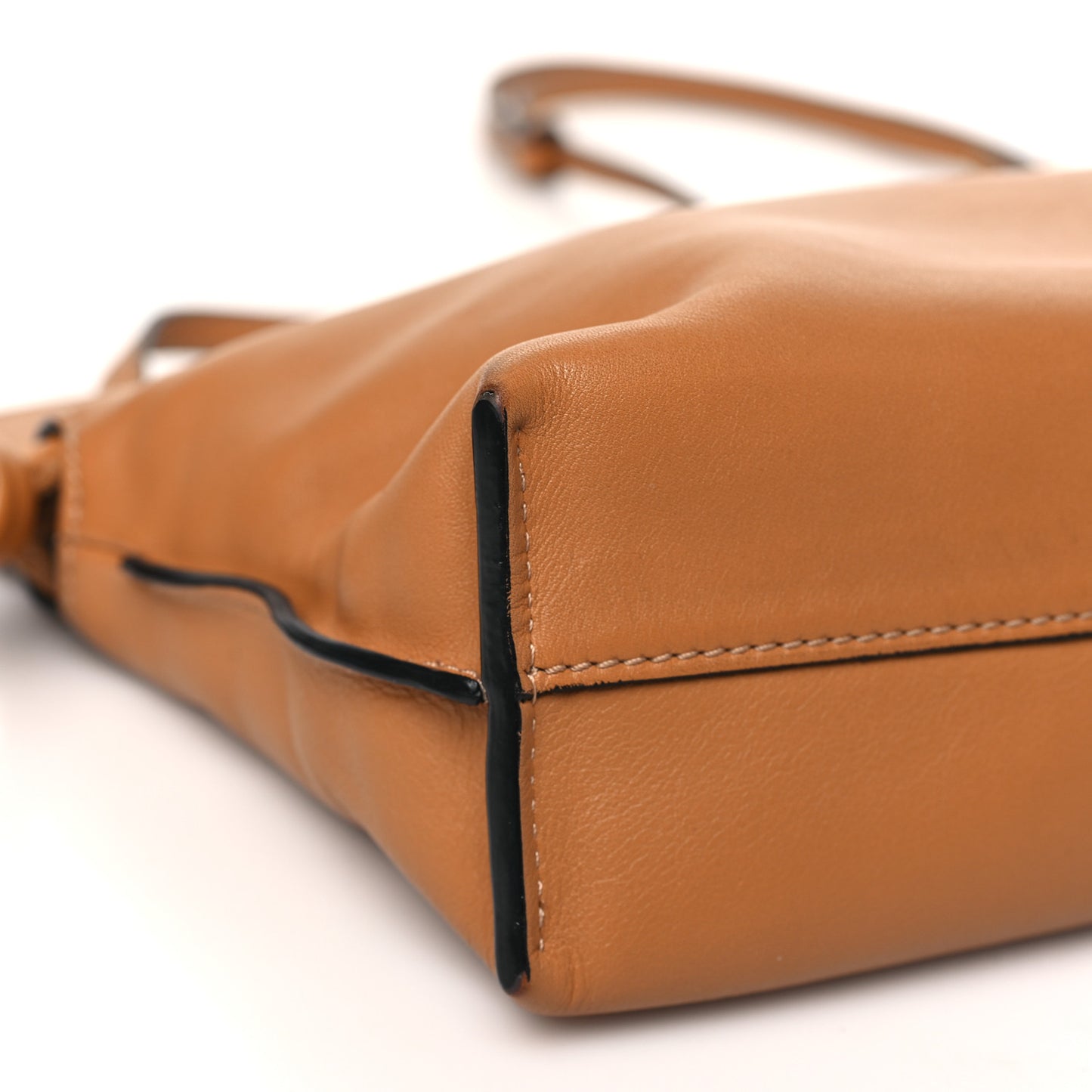Nappa Flamenco Mini Knot Clutch Warm Desert