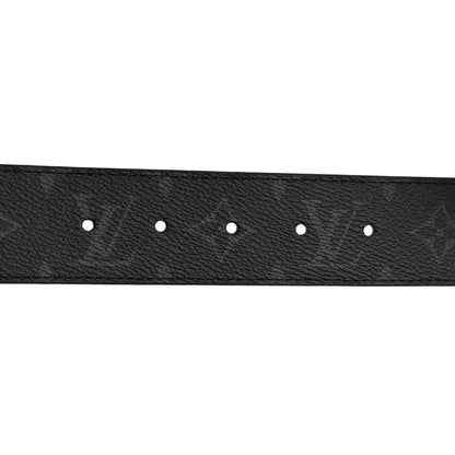 Louis Vuitton Monogram Eclipse Taigarama 40mm LV Initiales Reversible Belt 110 44 Black 6 of 7