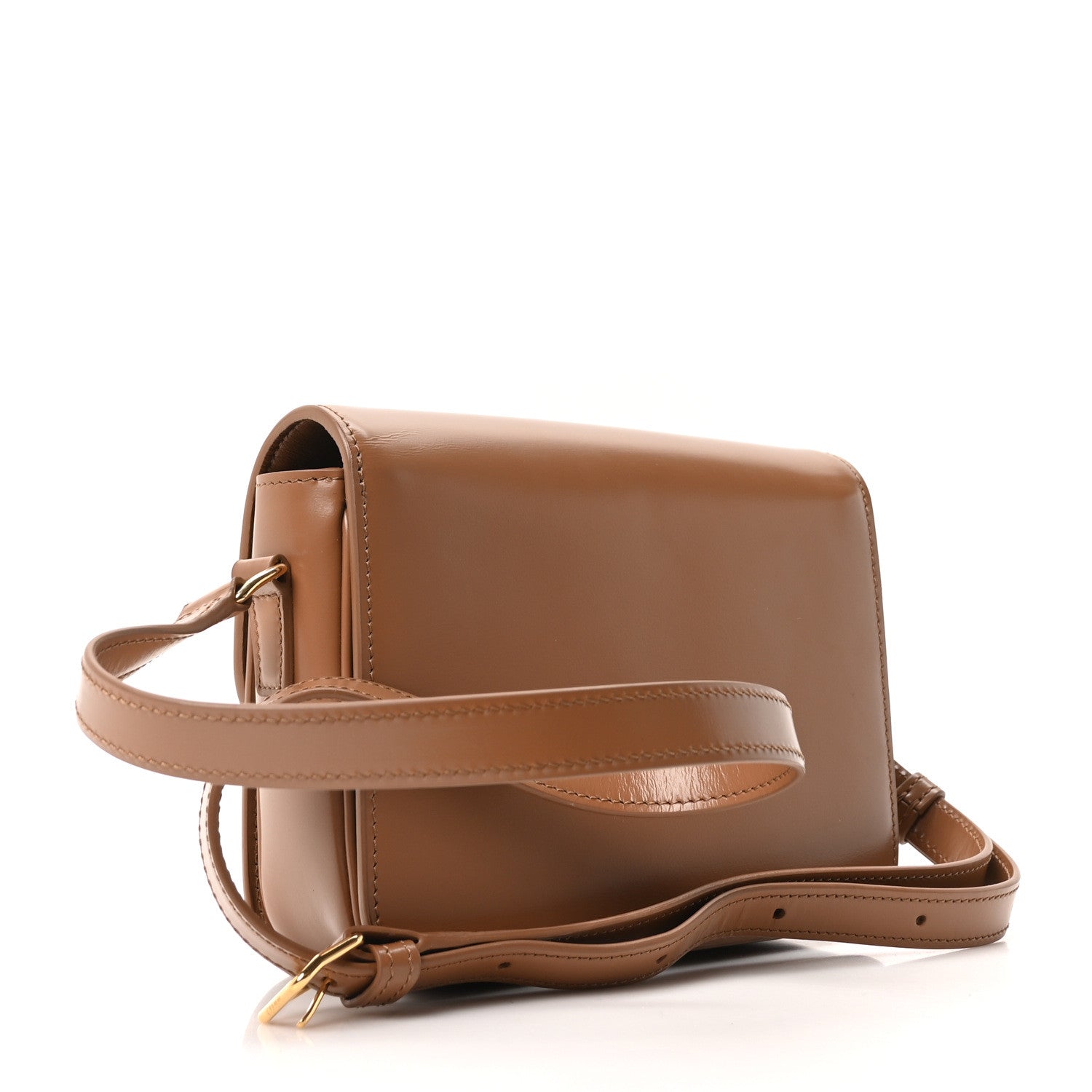 Celine Shiny Calfskin Teen Triomphe Bronze 2 of 10