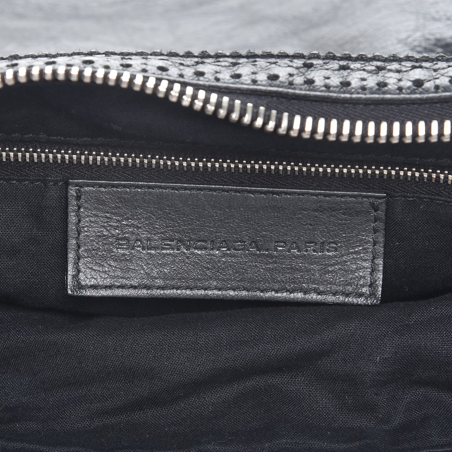 Agneau Giant Brogues Hardware Day Hobo Black