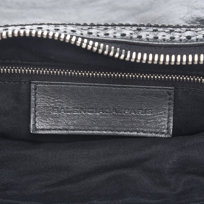 Balenciaga Agneau Giant Brogues Hardware Day Hobo Black 6 of 7