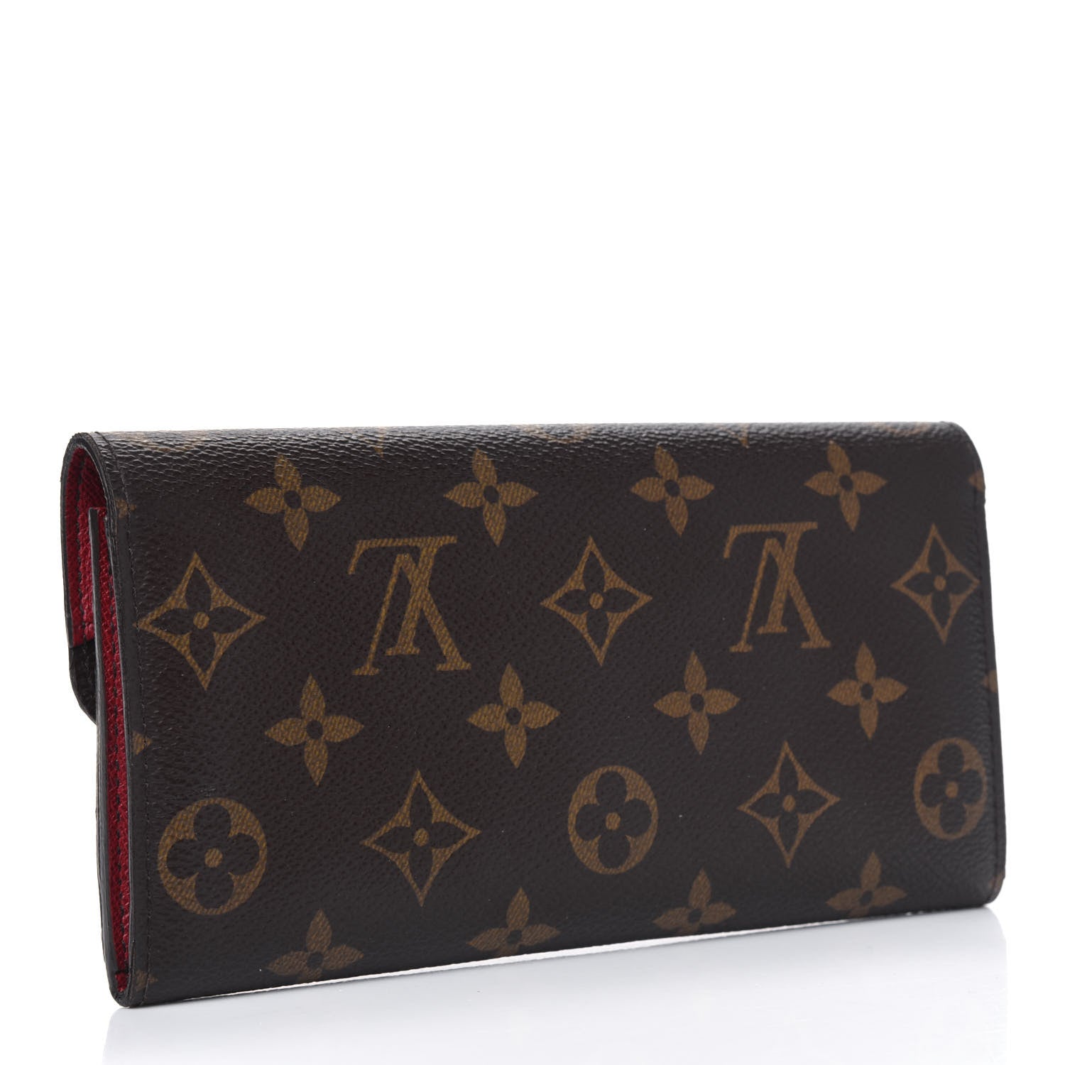 Louis Vuitton Monogram Emilie Wallet Red 2 of 6